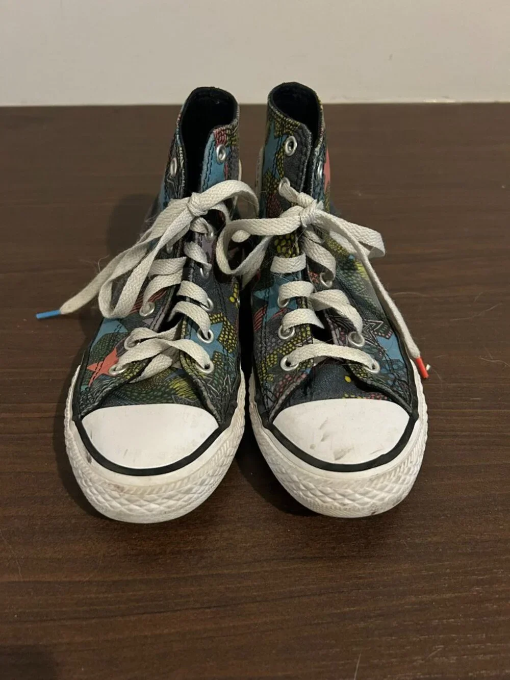 Converse Chuck Taylor All Star Mosaic High Top Sneakers Junior Size 2